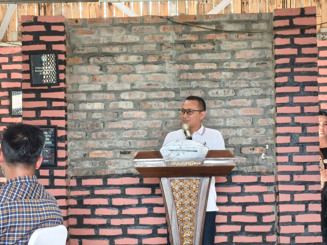 Danrem 063/SGJ Tinjau Lokasi Lahan Ketahanan Pangan Korem di Karawang